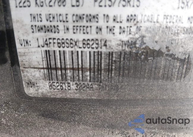 1J4FF68S6XL662914: 44334200
