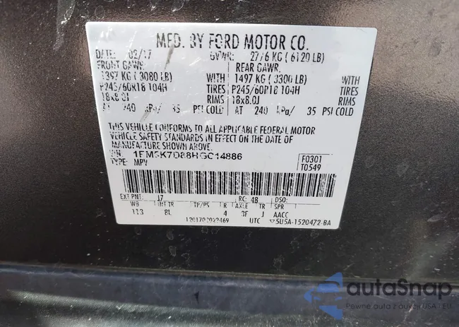 1FM5K7D88HGC14886: 44334279