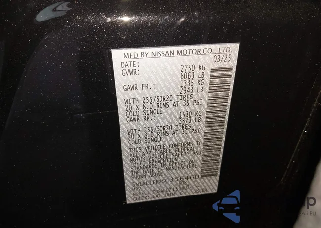 5N1AL1FR8SC356460: 44334411