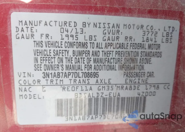 3N1AB7AP7DL708695: 44333562