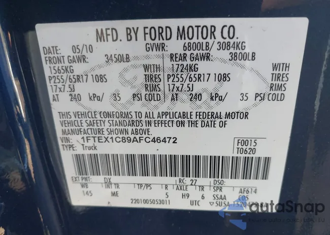 1FTEX1C89AFC46472: 44333570