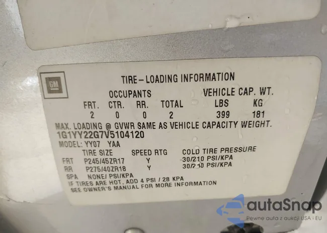 1G1YY22G7V5104120: 44333576