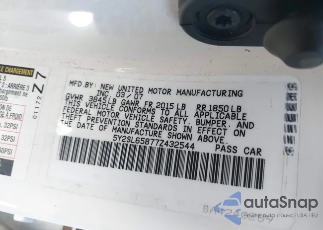 5Y2SL65877Z432544: 44333880