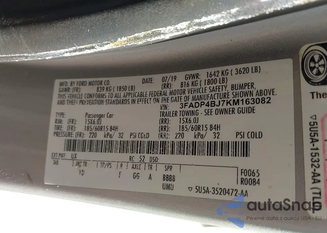 3FADP4BJ7KM163082: 44335204