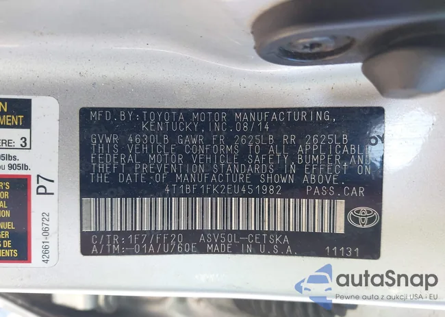 4T1BF1FK2EU451982: 44335210