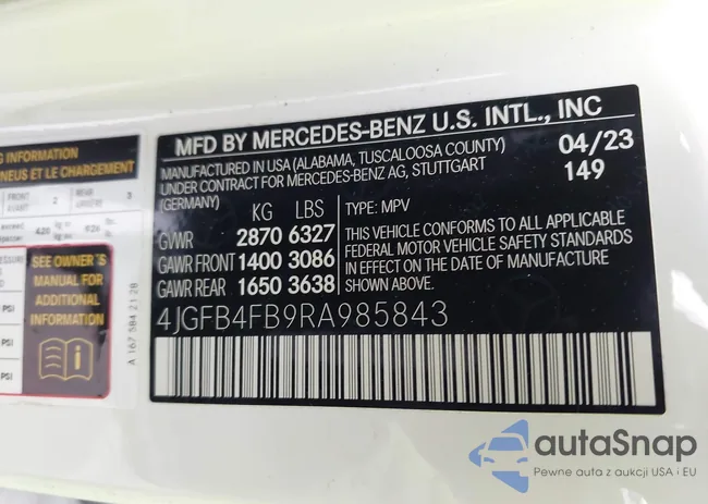 4JGFB4FB9RA985843: 44335287