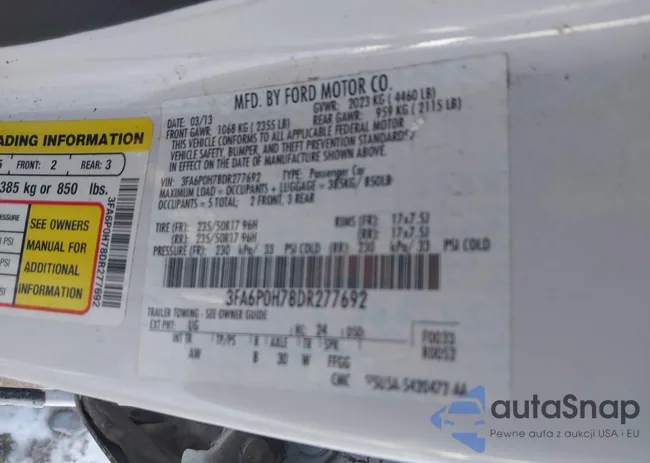 3FA6P0H78DR277692: 44335407