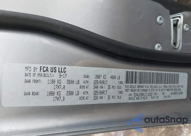 3C4NJDBBXJT112222: 44335428