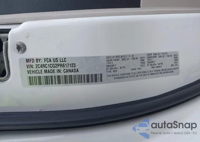 2C4RC1CG2PR617123: 44335540