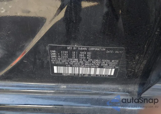 4S3GTAM66H3734646: 44334732