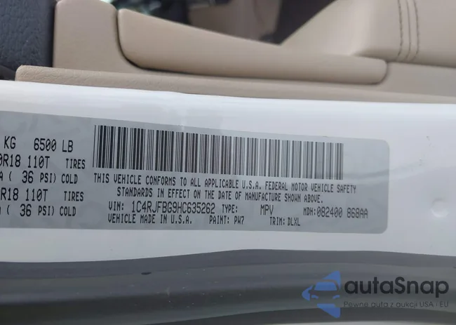 1C4RJFBG9HC635262: 44334754