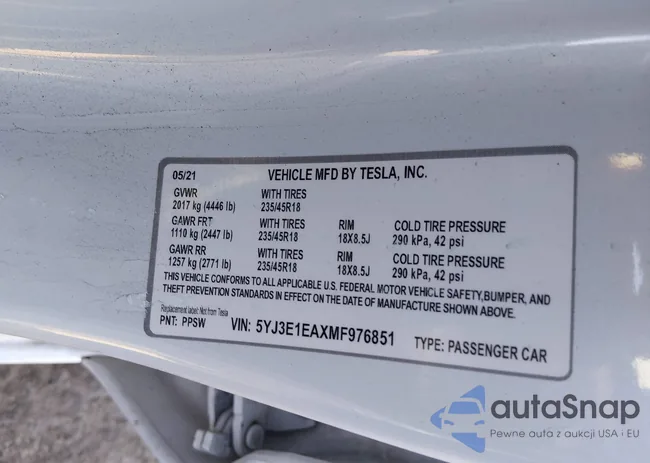 5YJ3E1EAXMF976851: 44335960