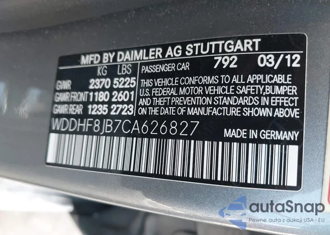 WDDHF8JB7CA626827: 44335987