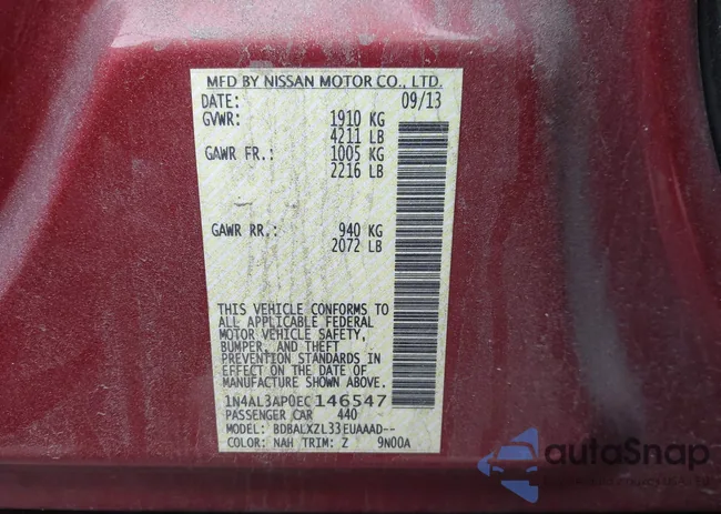 1N4AL3AP0EC146547: 44336051