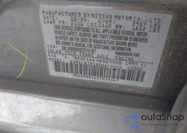 3N1AB8BV6SY214167: 44336290