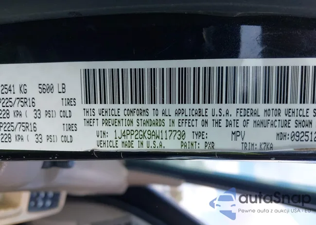 1J4PP2GK9AW117730: 44335700