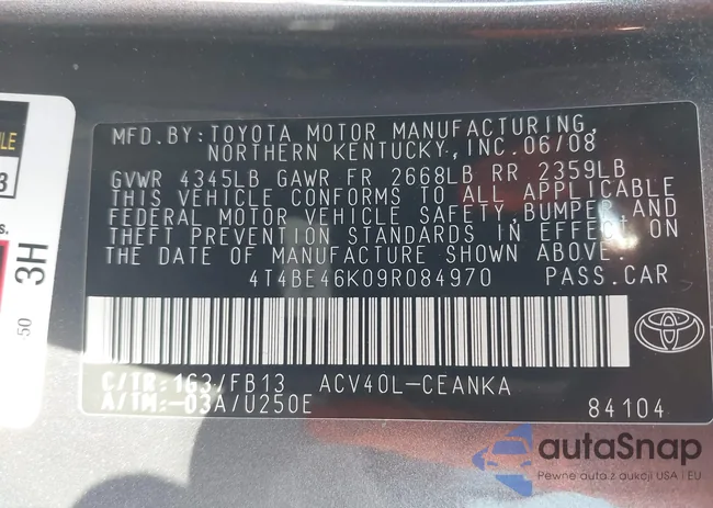 4T4BE46K09R084970: 44335743