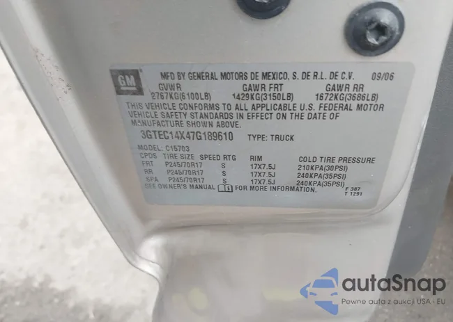 3GTEC14X47G189610: 44335919