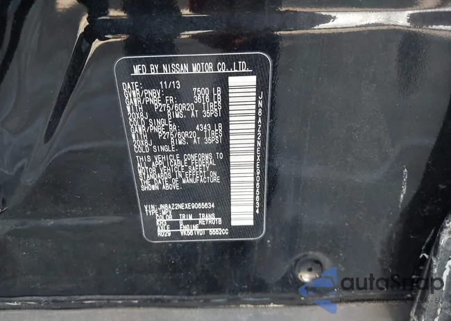 JN8AZ2NEXE9065634: 44336990