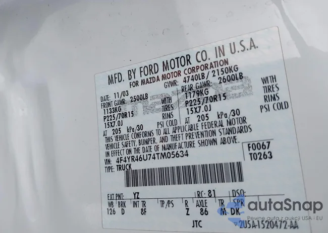 4F4YR46U74TM05634: 44337173