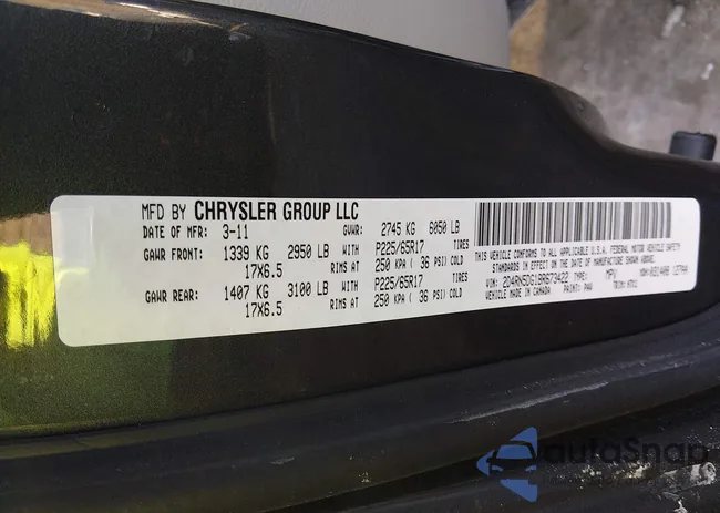 2D4RN5DG1BR673422: 44337179