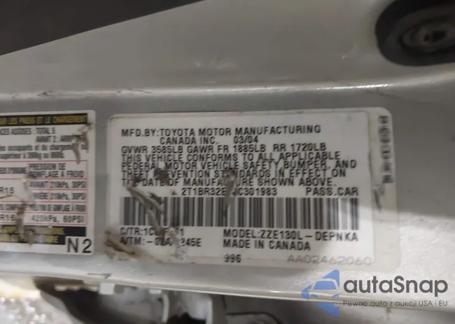 2T1BR32E74C301983: 44337213