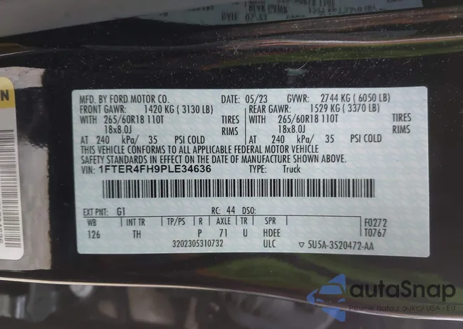 1FTER4FH9PLE34636: 44337274