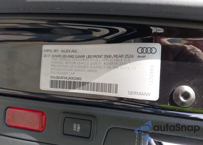 WAUB4AF4XJA002683: 44337332