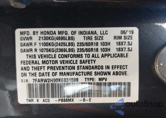 7FARW2H90KE031598: 44337422