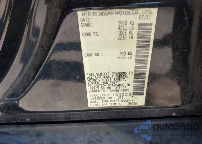 1N4AL3AP6EC101225: 44336777