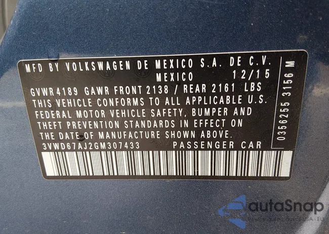 3VWD67AJ2GM307433: 44336880