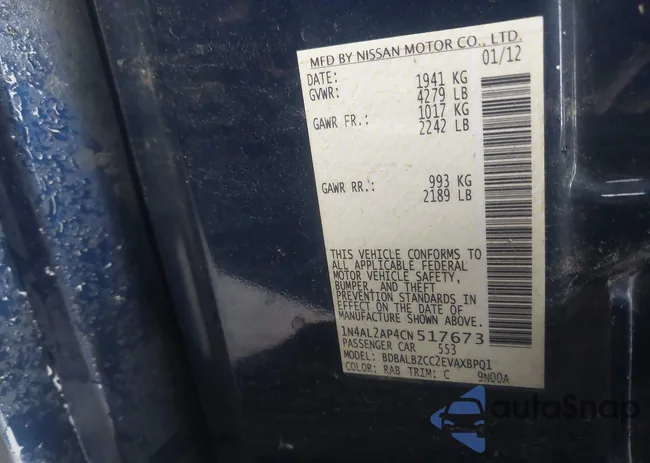 1N4AL2AP4CN517673: 44337960