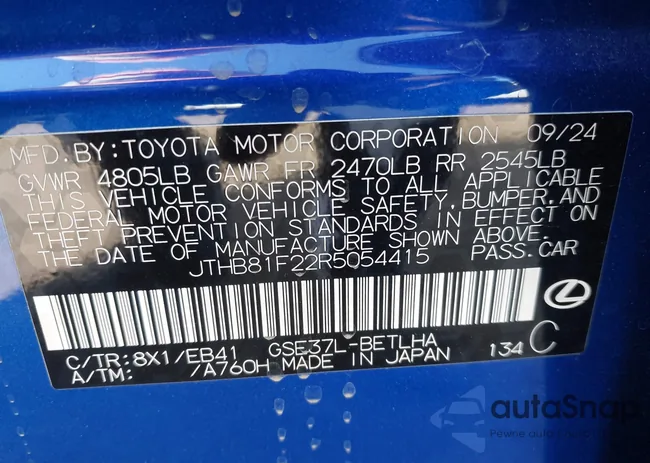 JTHB81F22R5054415: 44337961