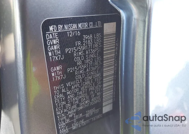 JN8AF5MR7HT703893: 44338145