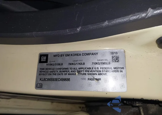 KL8CB6S93EC499686: 44338324