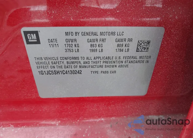 1G1JC5SH1C4130242: 44338364