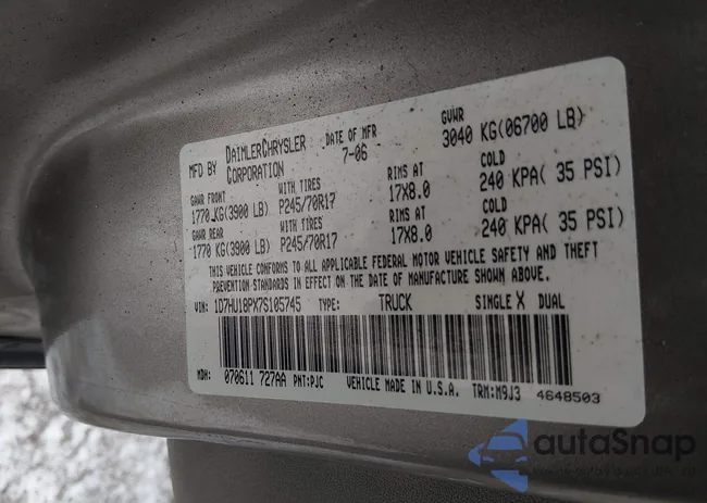 1D7HU18PX7S105745: 44338433