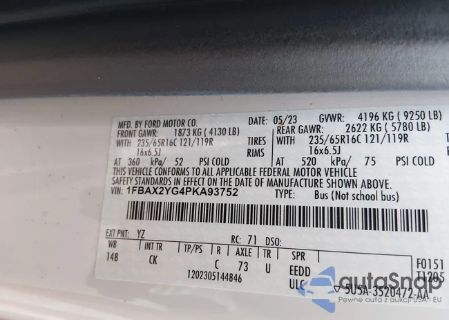 1FBAX2YG4PKA93752: 44338455