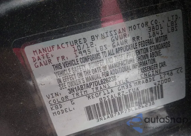 3N1AB7AP7DL626238: 44338552