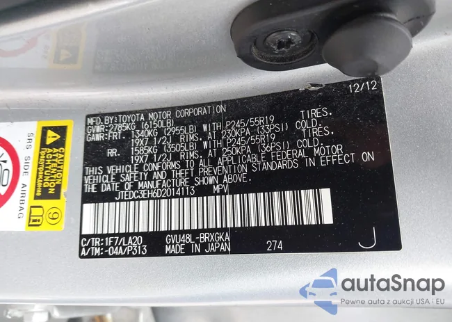 JTEDC3EH6D2014113: 44337756