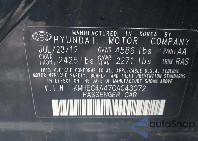 KMHEC4A47CA043072: 44337859