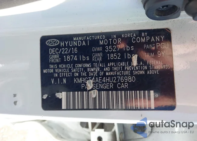 KMHCT4AE4HU276980: 44337913