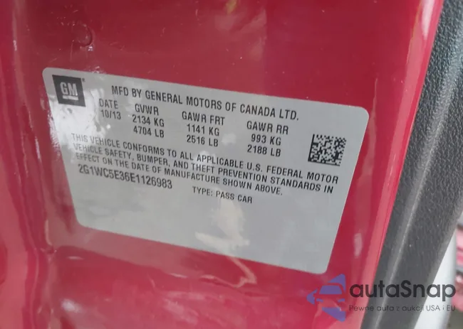 2G1WC5E36E1126983: 44338989