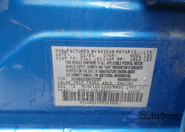 3N1AB8CV2MY232067: 44339005