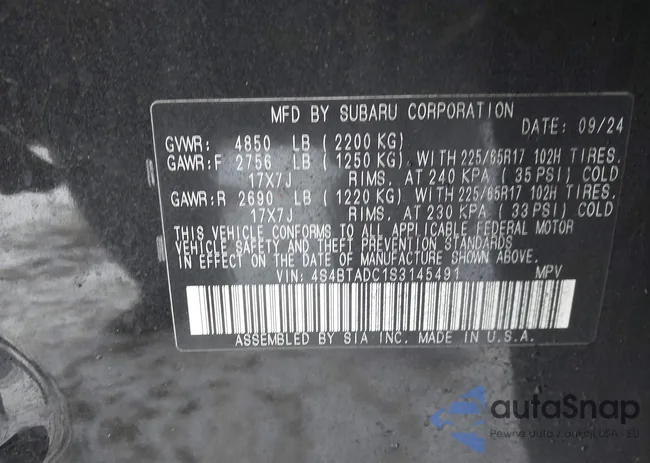 4S4BTADC1S3145491: 44339013