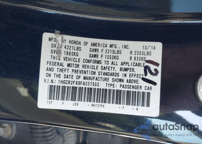 1HGCR2F89FA037550: 44339156