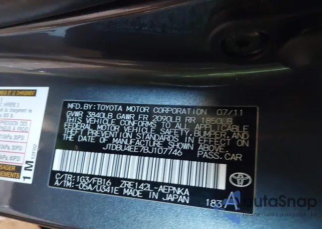 2T1BU4EE5BC697229: 44339228