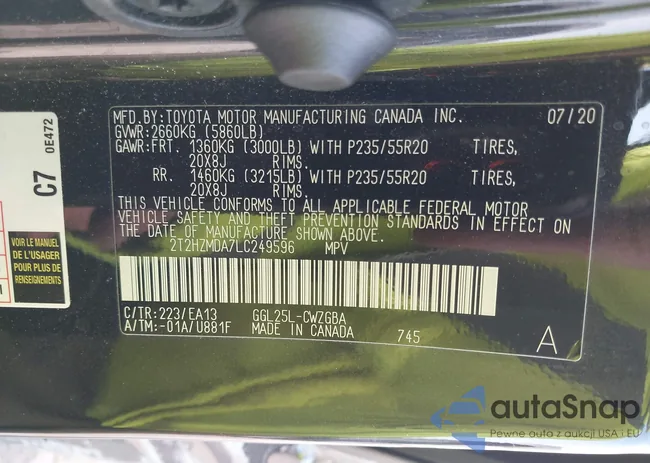 2T2HZMDA7LC249596: 44339265