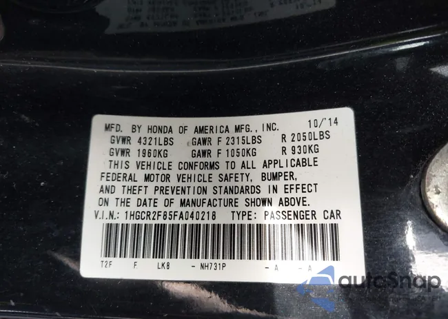 1HGCR2F85FA040218: 44339280