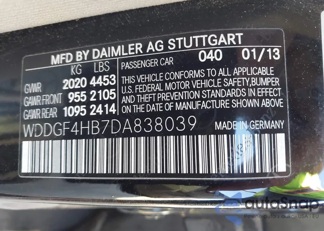 WDDGF4HB7DA838039: 44339346